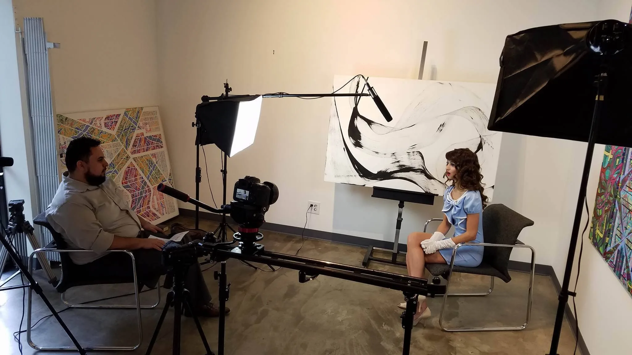 Behind the scenes, frame 1