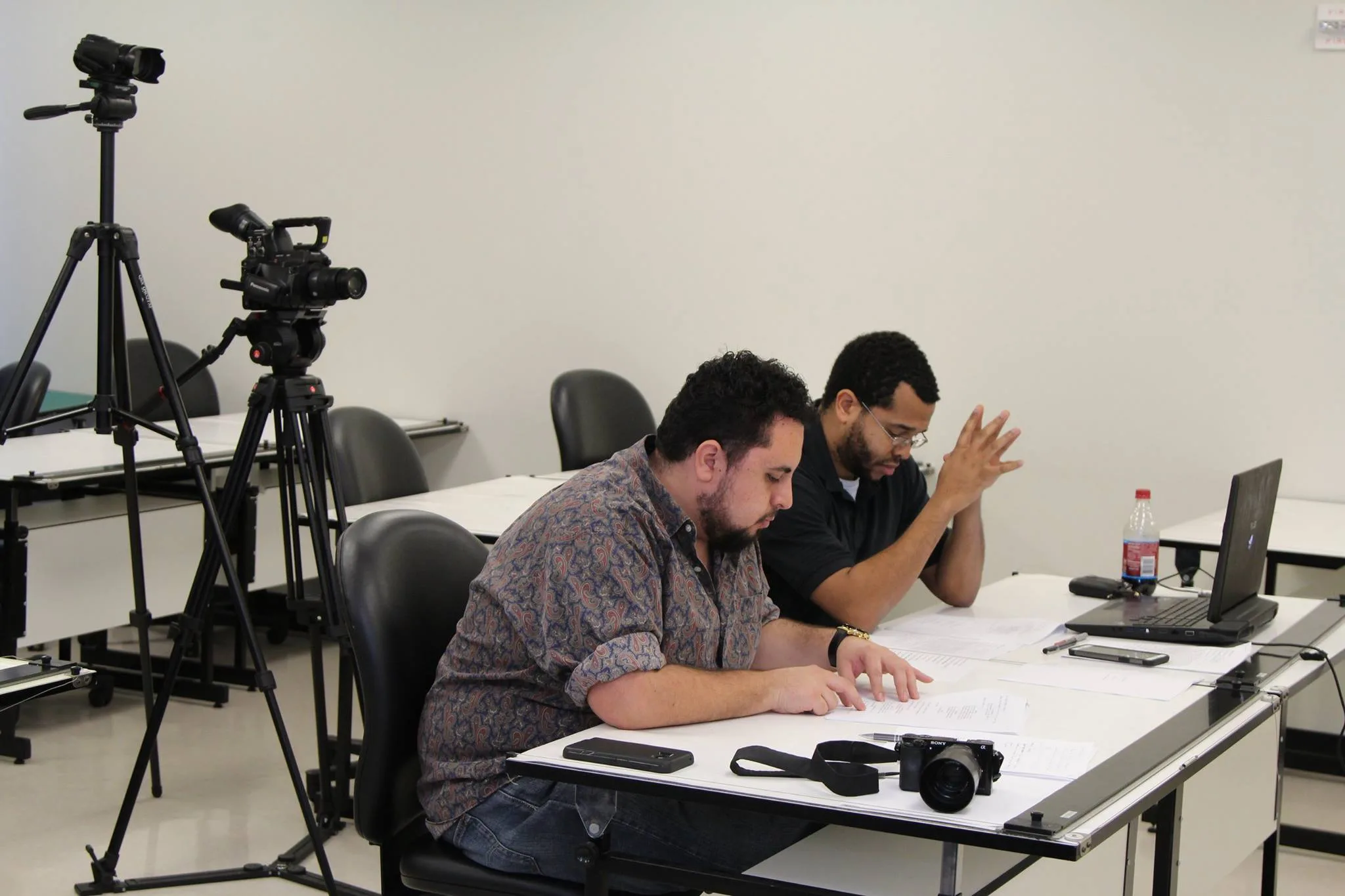 Behind the scenes, frame 6