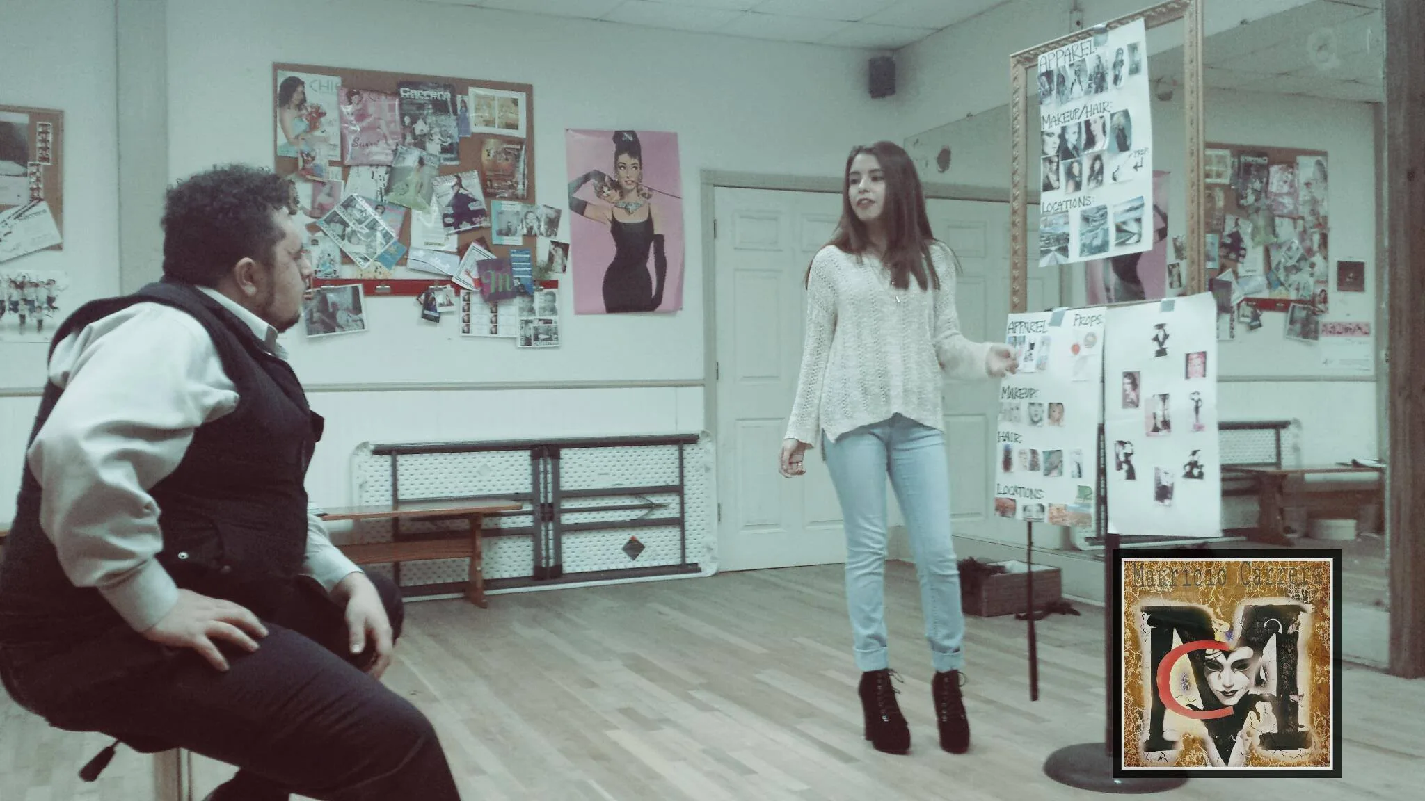 Behind the scenes, frame 8