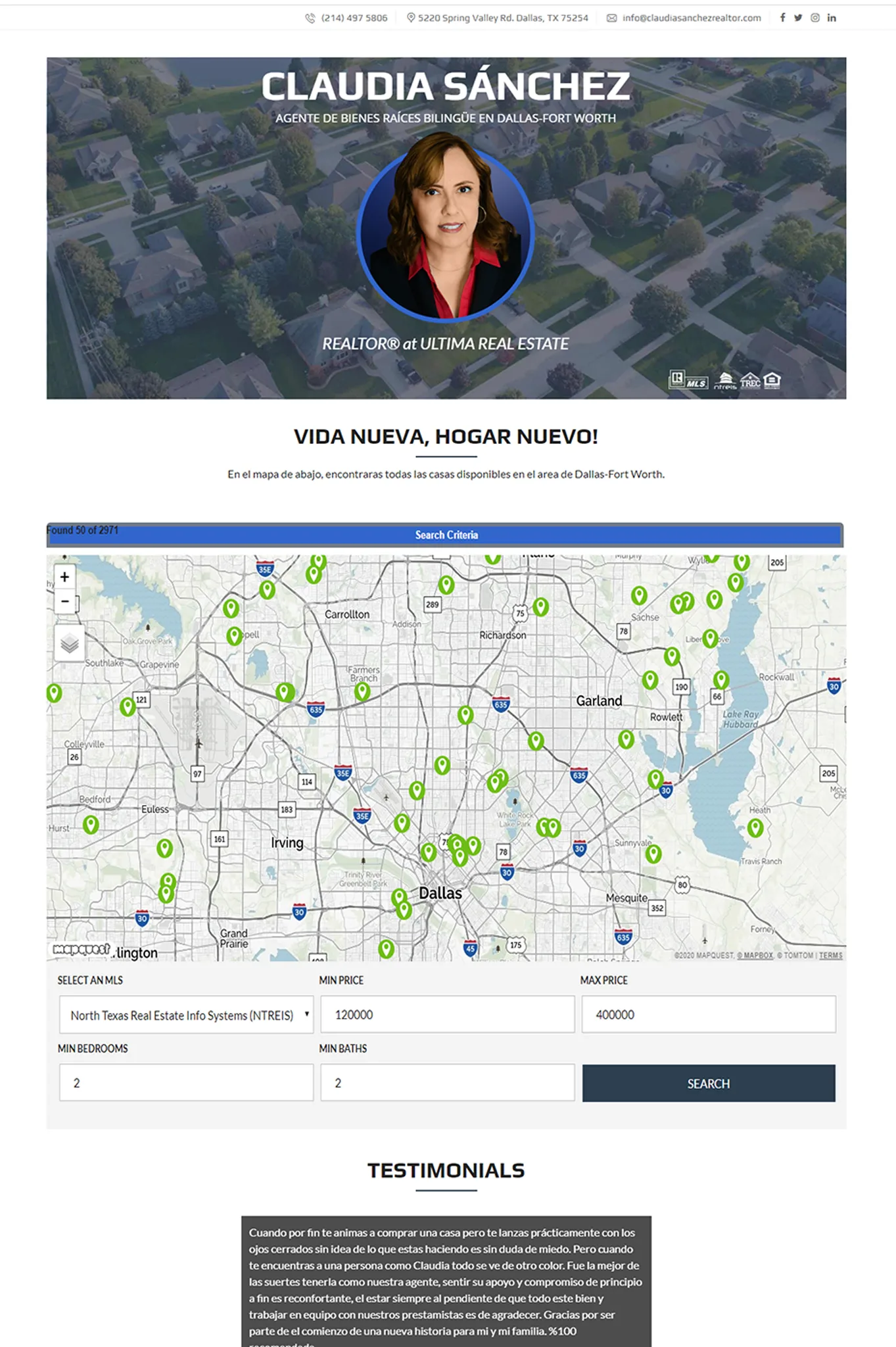 Client website — Realtor